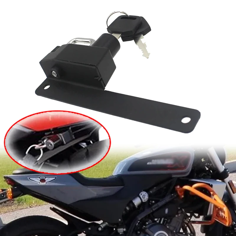 

Fit For Harley Davidson X350 X 350 2023 2024 Metal Helmet Lock Motorcycle Helmet Lock Mount Hook Keys Locking Accessories