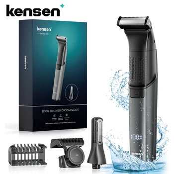 KENSEN 남성용 전기 면도기, 양면 블레이드, IPX6 방수 면도기, 충전식 수염 트리머, 2 in 1, S15 Best5 KENSEN 남성용 전기 면도기, 양면 블레이드, IPX6 방수 면도기, 충전식 수염 트리머, 2 in 1, S15 Best5