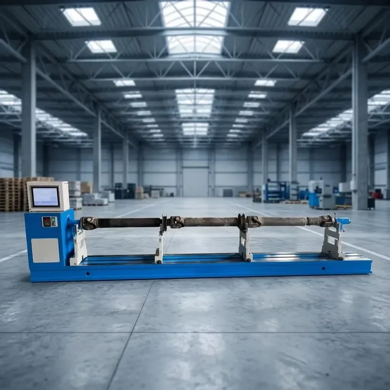 High Mechanical Strength Precision Drive Shaft Balancing Machine Transmission Rotor Balance Tester Drive Shaft Dynamic