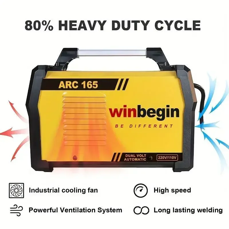 110/220 V 165 A Handschweißgerät mit Digitalanzeige, Bauwerkzeuge, Elektrowerkzeuge, Arbeitsausrüstung für Männer, 5300 W