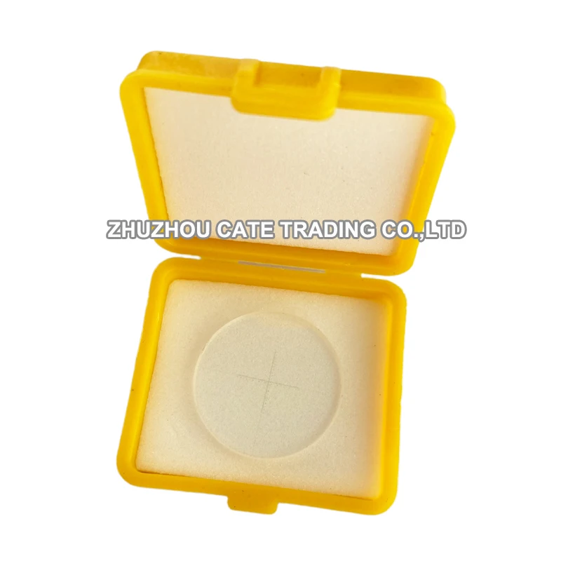 943 DIV 0.05mm Cross Microscope Micrometer Ocular Reticle Precise Optical Glass Microscope Eyepiece Micrometer for Measurement