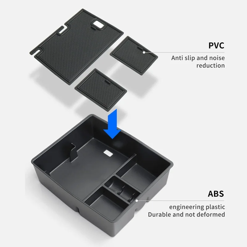 لتويوتا تاكوما 2016 2017 2018 2019 2020 2021-2024 ABS مركز مسند الذراع حاوية علب التخزين تستيفها صندوق القفازات اكسسوارات السيارات