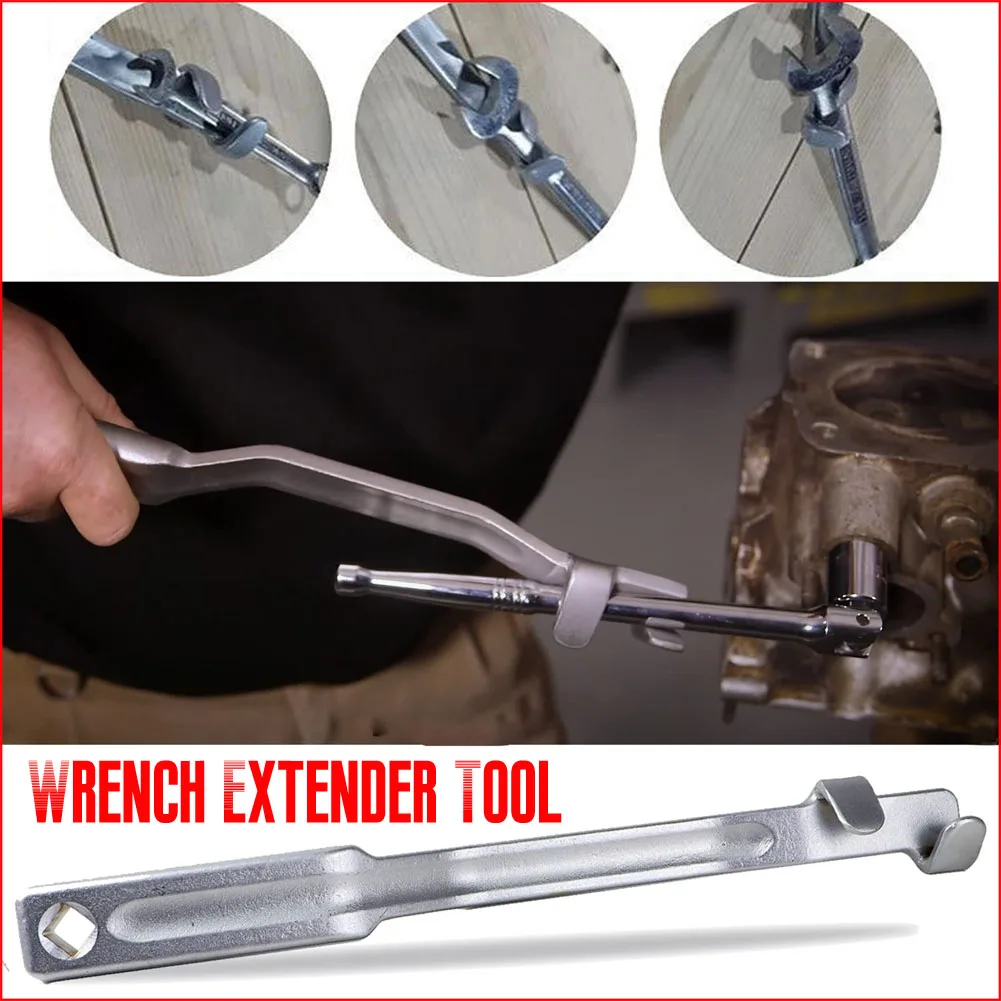 

Wrench Extension Heavy-duty Spanner Extender Universal for Garage Mechanics Automotive Repair Tool