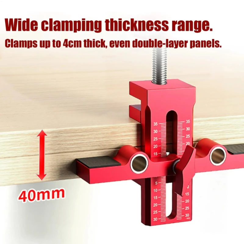 Cabinet Door Mounting Support Cabinet Door Cutout Installation Tool Cabinet Door Positioning Tool with Adjustable Positioner