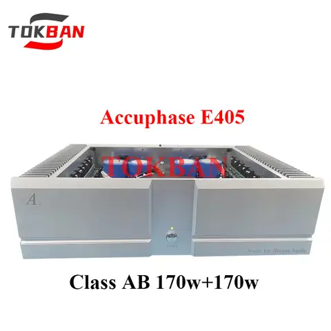 Tokban Accuphase E405 Power Amplifier 170w*2 High Power Balanced XLR HIFI Class AB Amplifier Audio