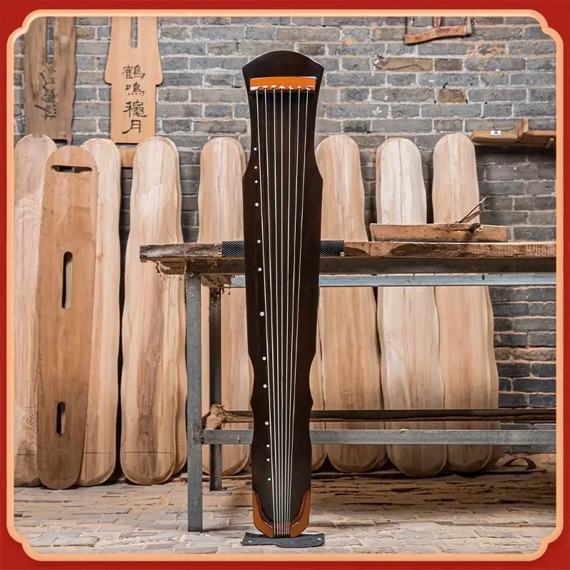Guqin Fuxi Beginners Practice Handmade Guqin Professional Performance Heptachord Yoga Meditation Musical Stringed Instruments