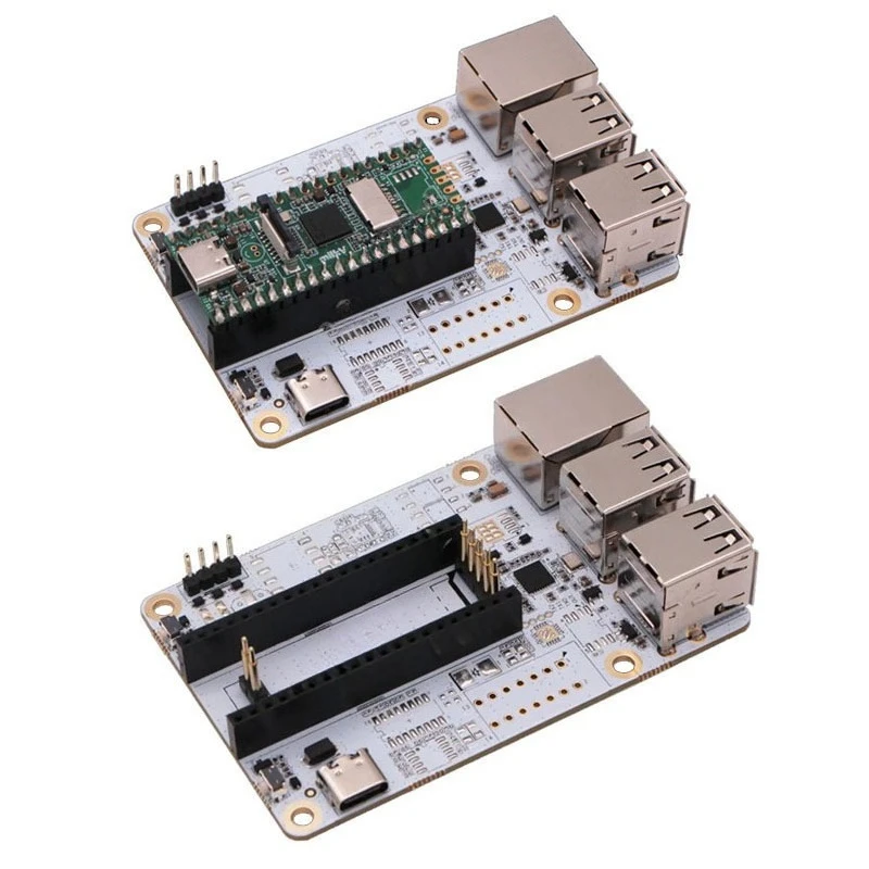 For USB HUB Base Expansion Board For Milk-V Duo Linux Development Board With RJ45 Ethernet Port IO Base Board