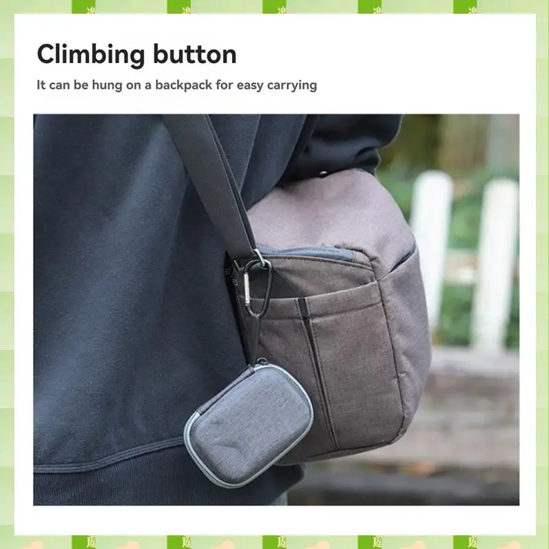 Мини-сумка для хранения Sunnylife 2025, чехол для переноски беспроводного микрофона, сумка для хранения, уличные дорожные аксессуары для видеоблогов для DJI Mic Min