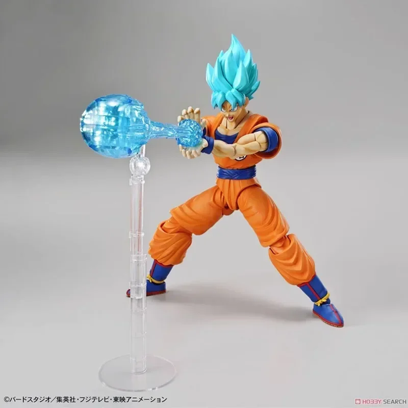 Bandai-figura de acción de Dragon Ball, Kit de juguetes de modelo de colección estándar, Super Saiyan God, Son Goku