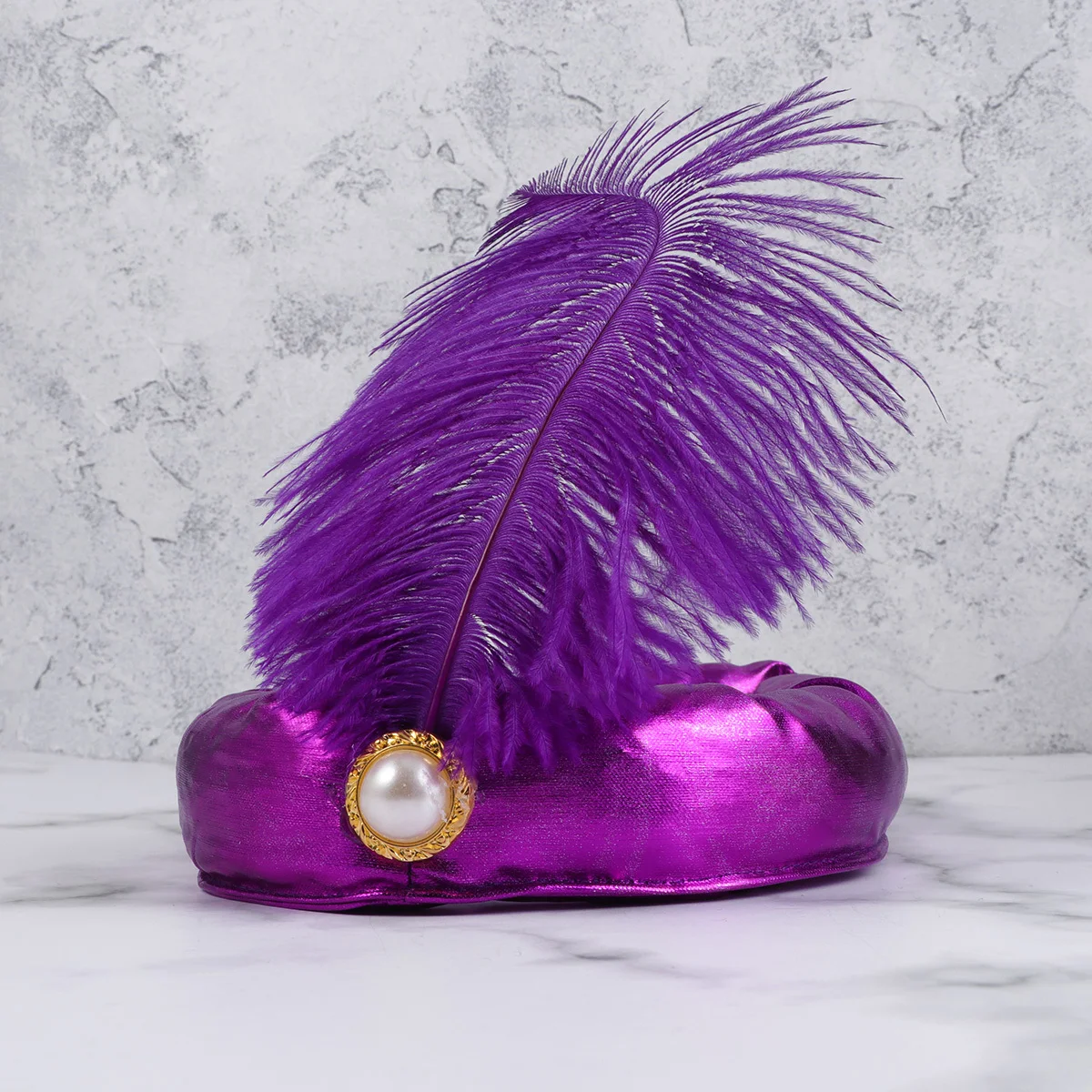 Prinzenhut, indische Könige, Hut für Jungen, lila, Halloween-Kostümzubehör, langlebig, angenehm zu berühren