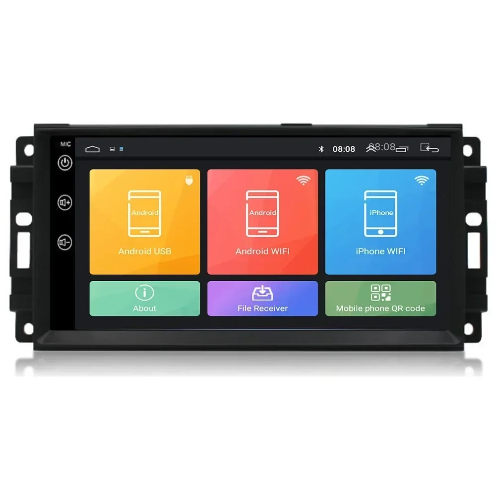 Carplay DSP 2 din أندرويد 13.0 8GB RAM 128GB مشغل DVD للسيارة GPS autoradio لسيارة جيب سيبرينغ شيروكي كومباس رانجلر كوماندر