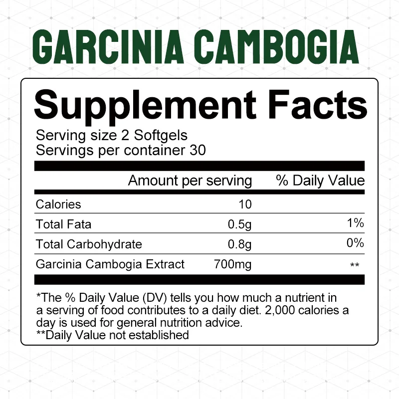 Catfit Garcinia Cambogia Capsules Fat Burning&Cellulite Burner Detox Weight Loss Mood Sleep Quality Beauty Health Skincare Adult