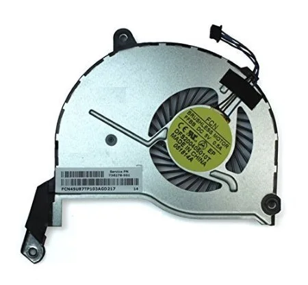 SSEA New Laptop CPU Fan for HP Touchsmart 15n Series for HP Pavilion 15 CPU cooling Fan (4-PIN) 736278-001