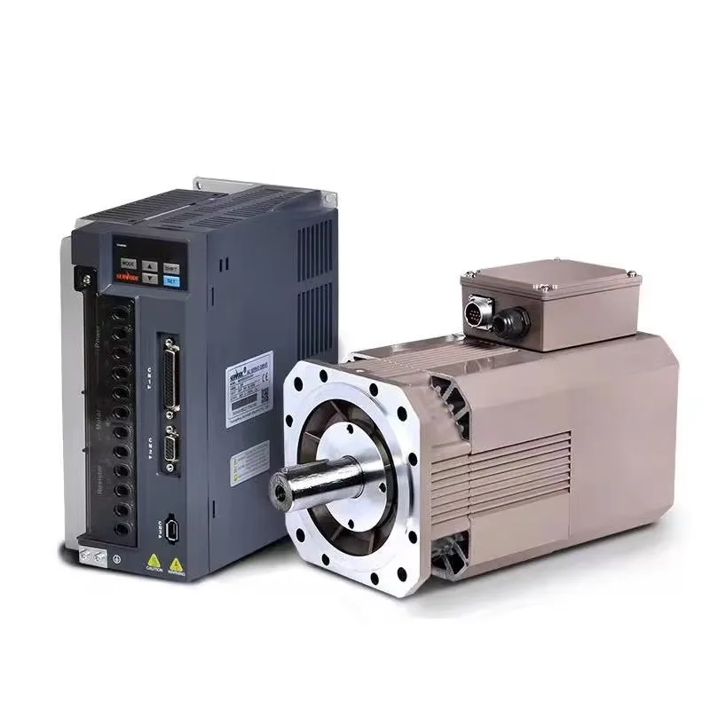 1.5KW/2.2KW/3.7KW/7.5KW/11KW/15KW BT30/BT40 12000RPM Asynchronous Spindle Servo Motor For CNC Controller