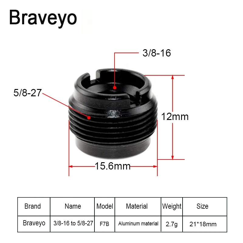 Tuerca de tornillo de conversión de micrófono, 5/8-27 a 1/4, 3/8 pulgadas, adaptador de soporte de micrófono, tornillo de aleación de aluminio