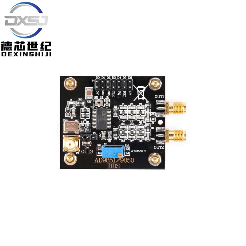 AD9851 high-speed DDS module signal source generator module sine wave square wave signal generator