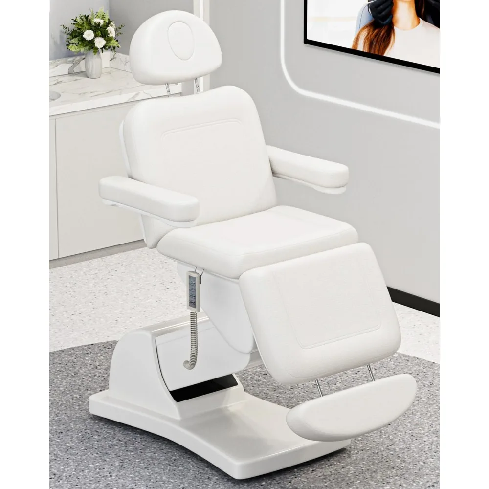 

Fully Electric Massage Table Professional 4 Motor, Motorized Height & Angle Adjustable Spa Bed for Tattoo Procedure