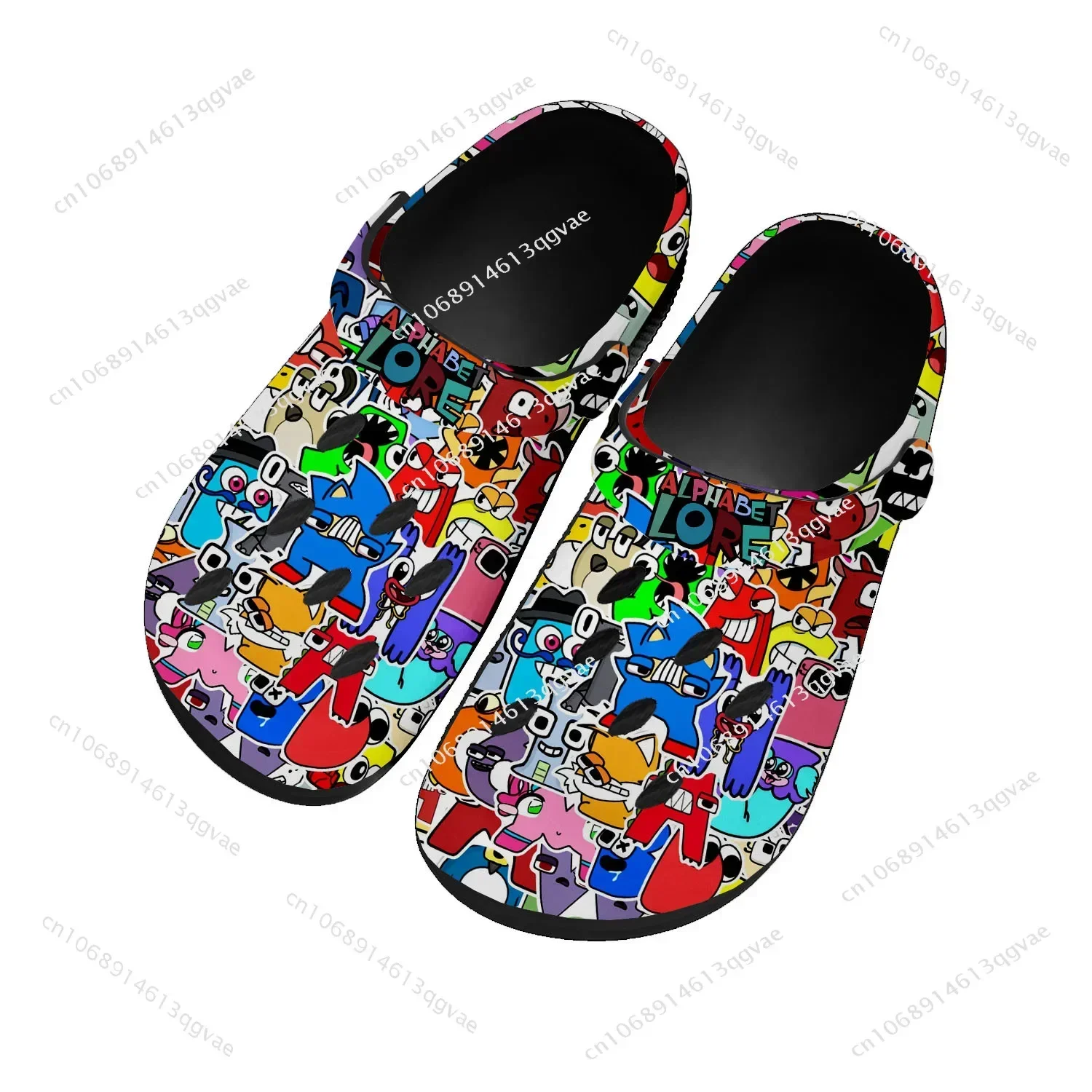 

Alphabet Lore Home Clogs Water Shoes Mens Women Youth Boy Girl Sandals Garden Bespoke Home Clog Customize Shoes Hole Slippers