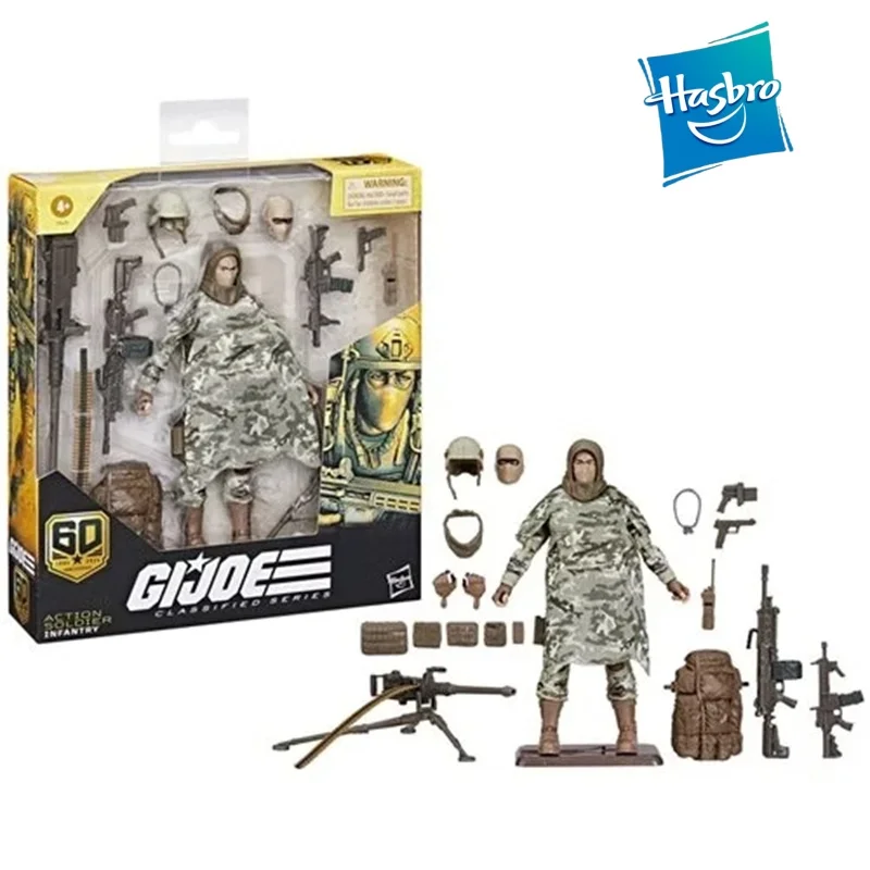 

Оригинальный игрушечный солдат спецназа Hasbro Gijoes 60-я годовщина 1/12 пехота подарок на Рождество