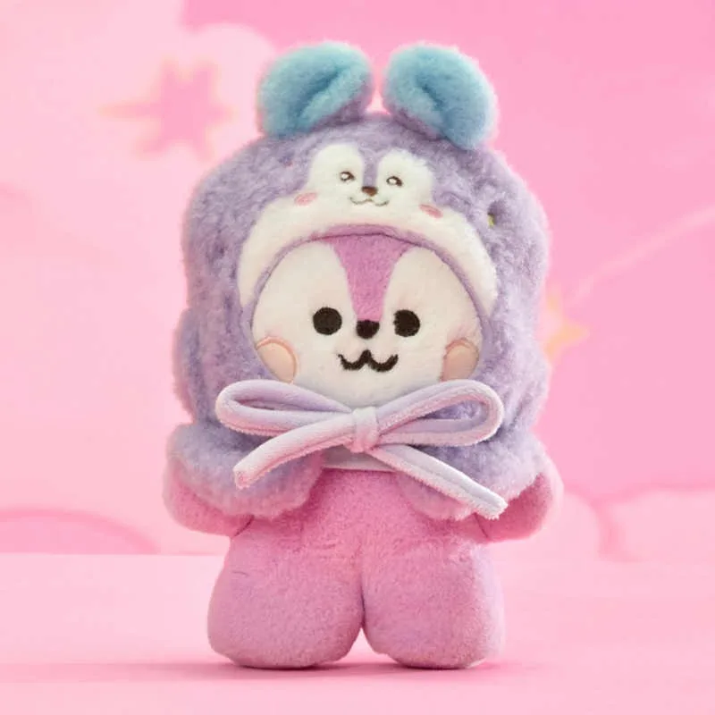 جديد BT21 سلسلة السفر تاتا تشيمي الكرتون سحب دمية الملابس غطاء رأس لتقوم بها بنفسك كويا هزاز أفخم دمية الديكور هدية عيد ميلاد