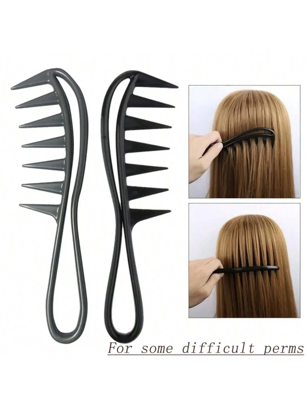 

Гибкая расческа с широкими зубьями для распутывания и антистатических волос — наполненная подсолнечным маслом для гладких и блестящих волос