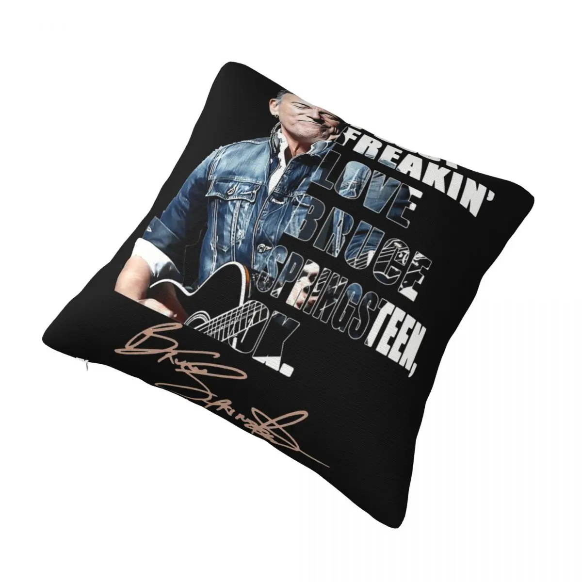 Seat Bruce Springsteens Heavy Metal The Boss Rock Music TourDecorations Pillowcase Accessories Pillow Cover Square Multi-Size