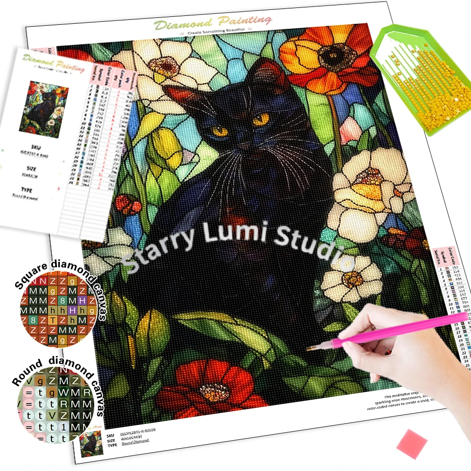 Animal 5D Crystal Diamond Painting Arts Craft Rhinestones Diamond Pictures Diamond Art Accessories Diy Wall Decororation