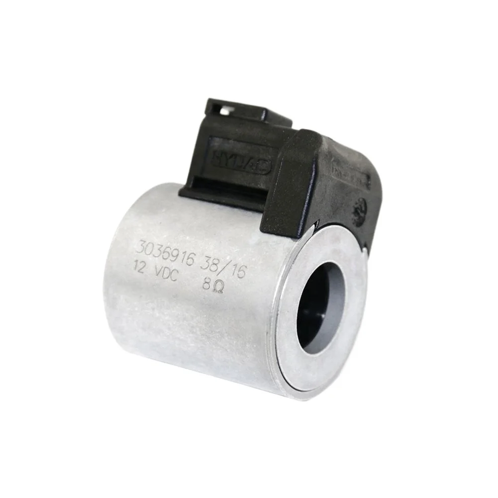

08C1864 3036916 Coil Solenoid Valve Excavator Part Hydraulic Main Pump 12VDC 18MM For Liugong CLG906D ZG3065 ZG3085