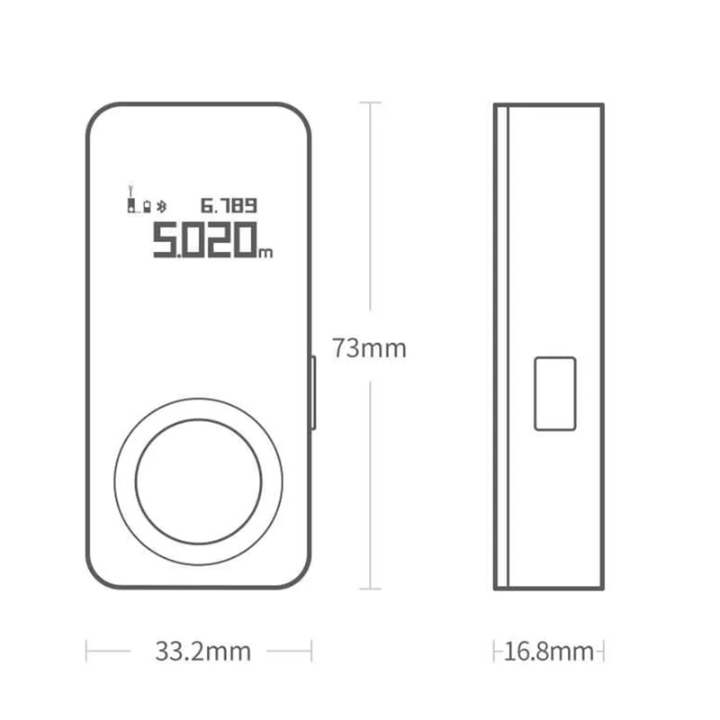 Tape Measure, Smart Rangefinder, Intelligent, 30M, OLED Display, Distance Meter, for Connect To APP To Draw