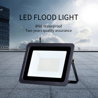 LED floodlight 100W 50W 30W 20W 10W AC 220V outdoor IP68 waterproof reflective stage light garden courtyard lighting.