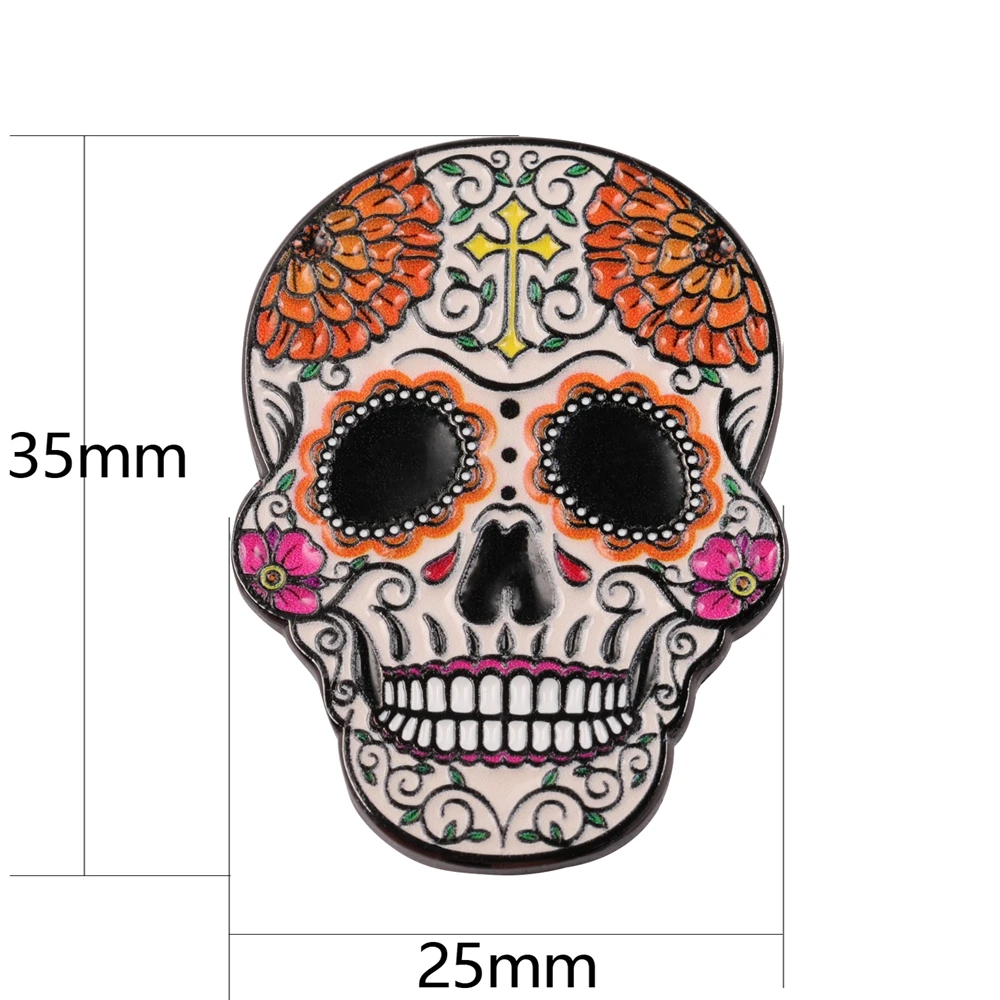 Skull Ball Mark Golf Accessories Golf Ball Marker Hat Clip