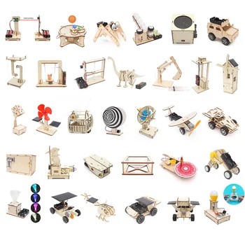 DIY Handmade Small Production Physical Model Assembly Craft Technology Science Experiment…