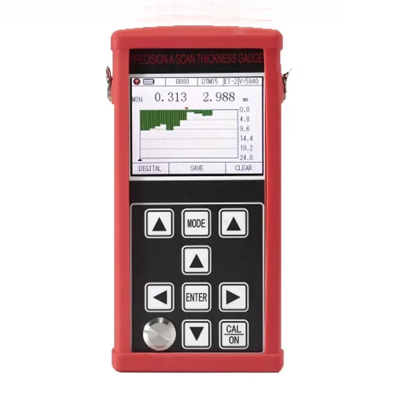 RUF500A Handheld Non-metallic Ultrasonic Coating Thickness Gauge