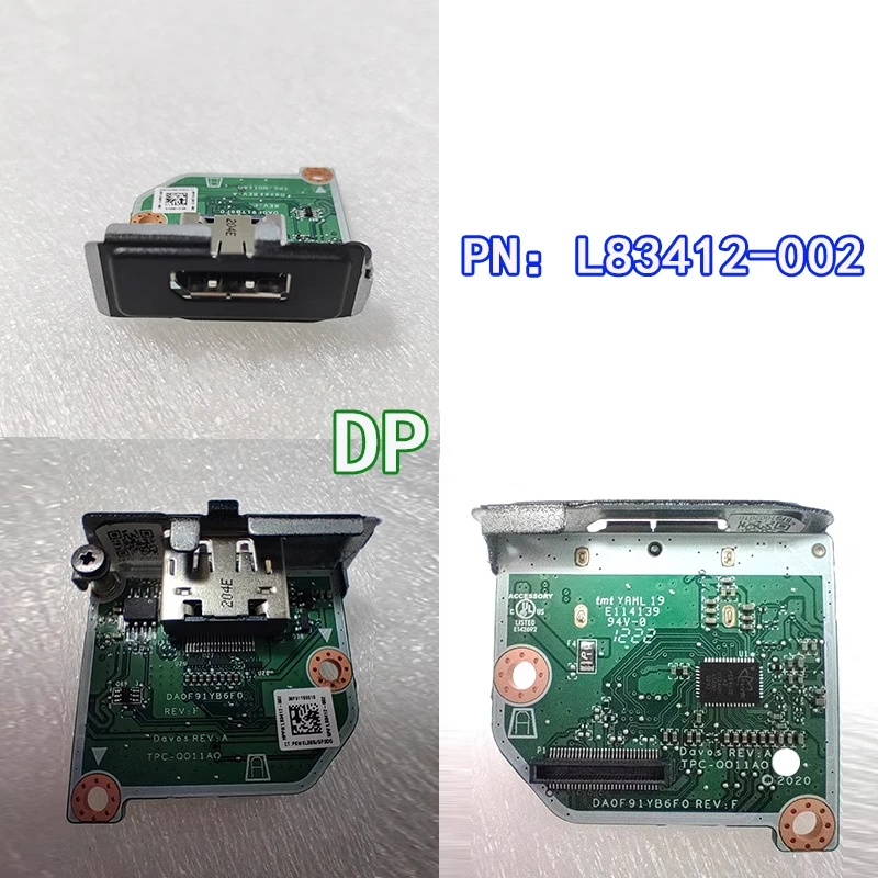 موصل منفذ شاشة HDMI ، أصلي لـ HP Board ، COM ، Z2 Z1 ، G6 ، G7 ، G8 ، G9 ، Type-C ، USB COM جديد