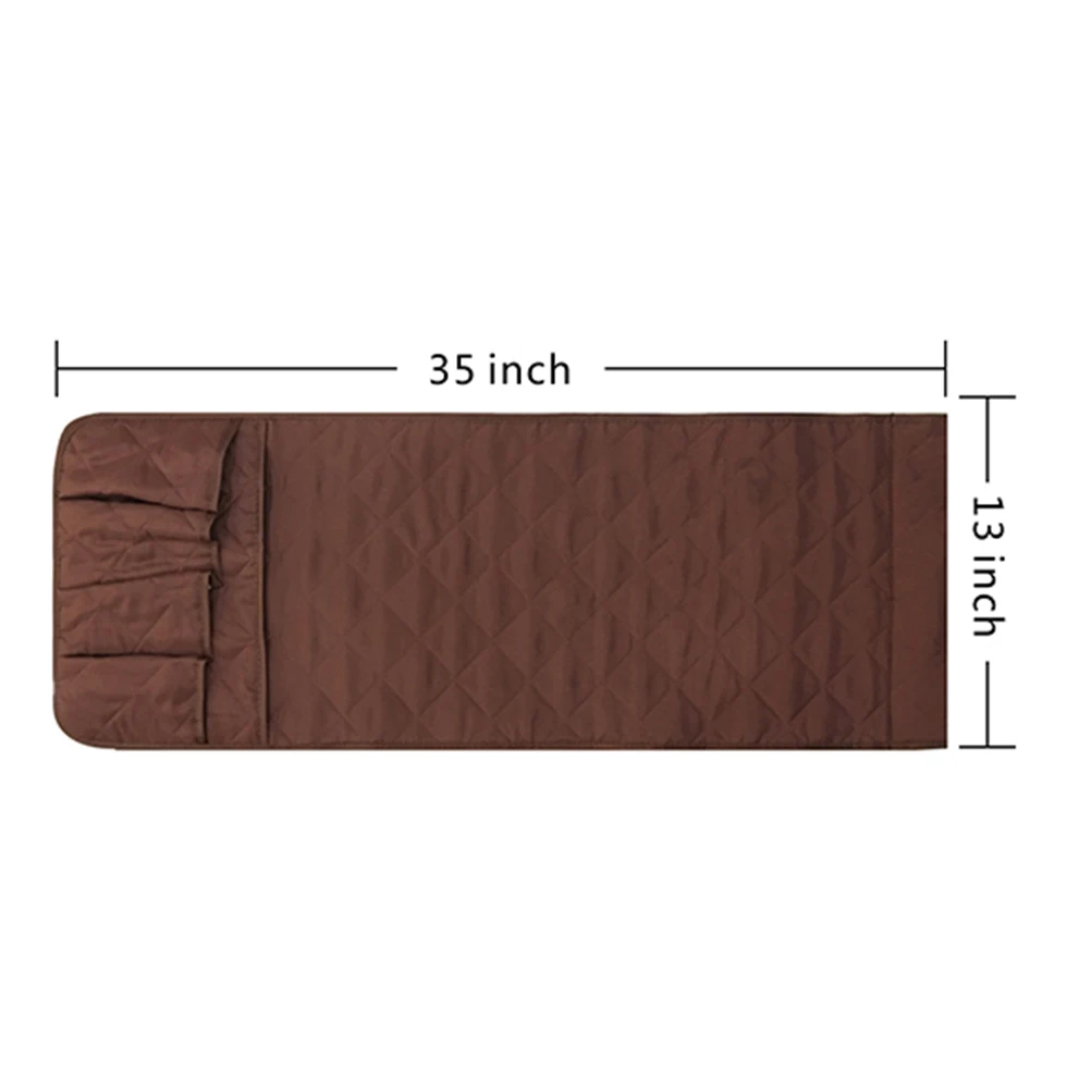 

Waterproof Dustproof Storage Bag with Big Pocket 4 Small Pockets for Sofa Couch Armchair Armrest Organizer Collapsible Easy