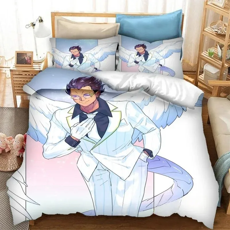 

Fashion 3D Printed Anime Overlord Bedding Set Duvet Covers Pillowcases Comforter Bedding Sets Cartoon Bedclothes Bed