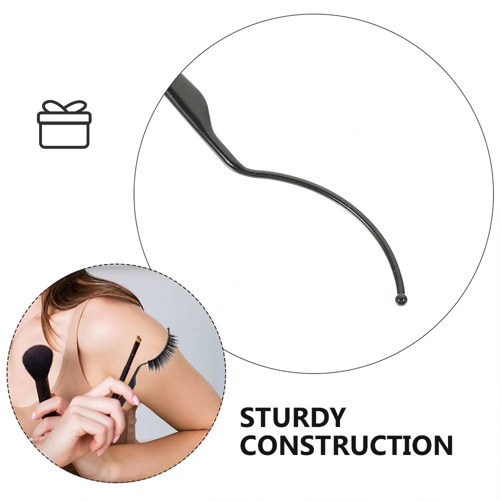 

6pcs Black False Eyelash Display Tool Sturdy Construction Modern Aesthetic ganize Store Reusable Acrylic HOLDER