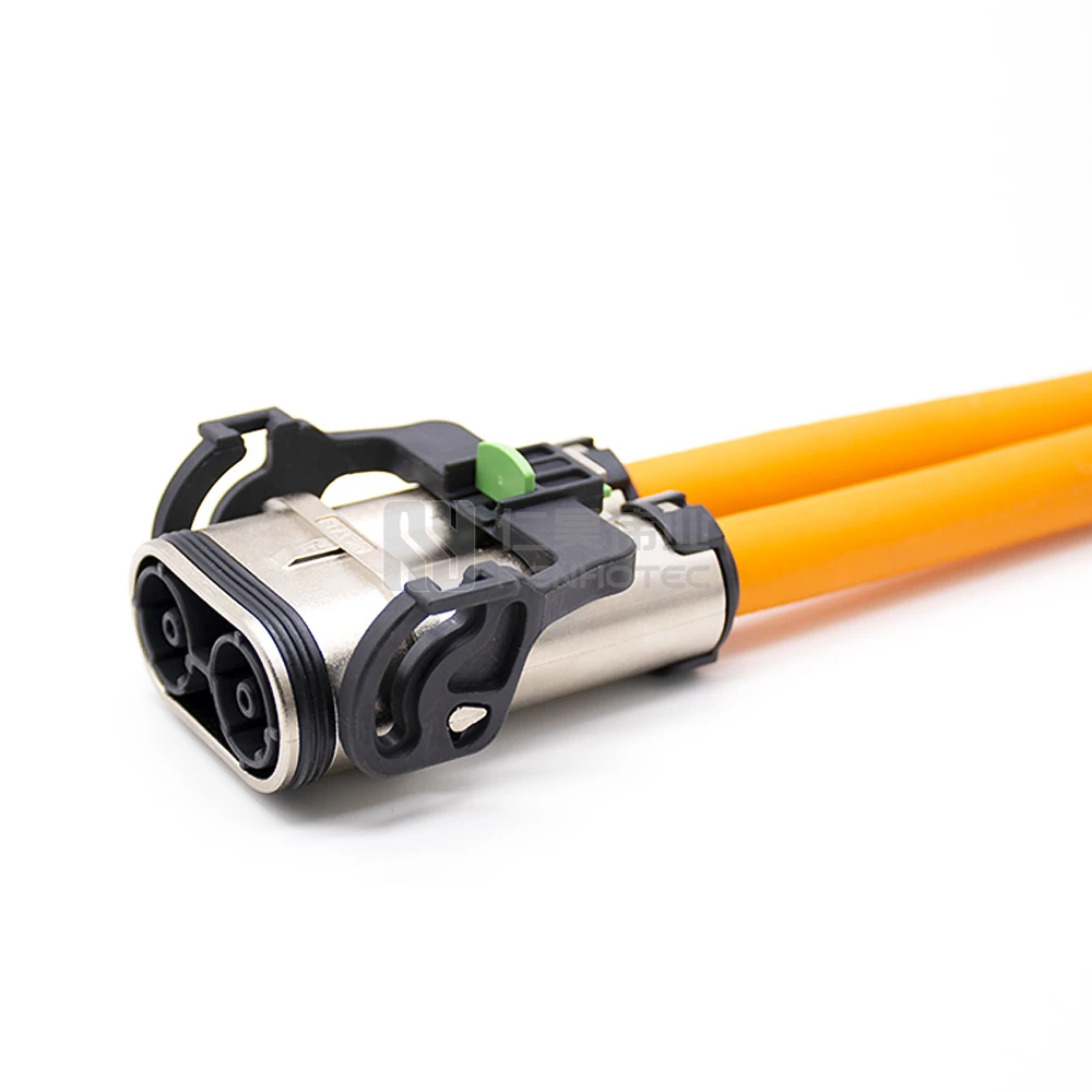 

New High Voltage Loop Circuit 35A HVIL 2 Pin 2core Manual Plug Connector With 6mm Cable