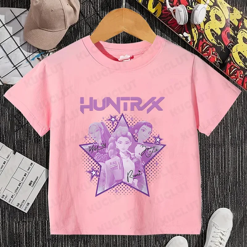 Kawaii Kids T-shirt Girl Boy Clothes Children Clothing Fashion Tops Cotton Sweet Gift Short Sleeve Costumes