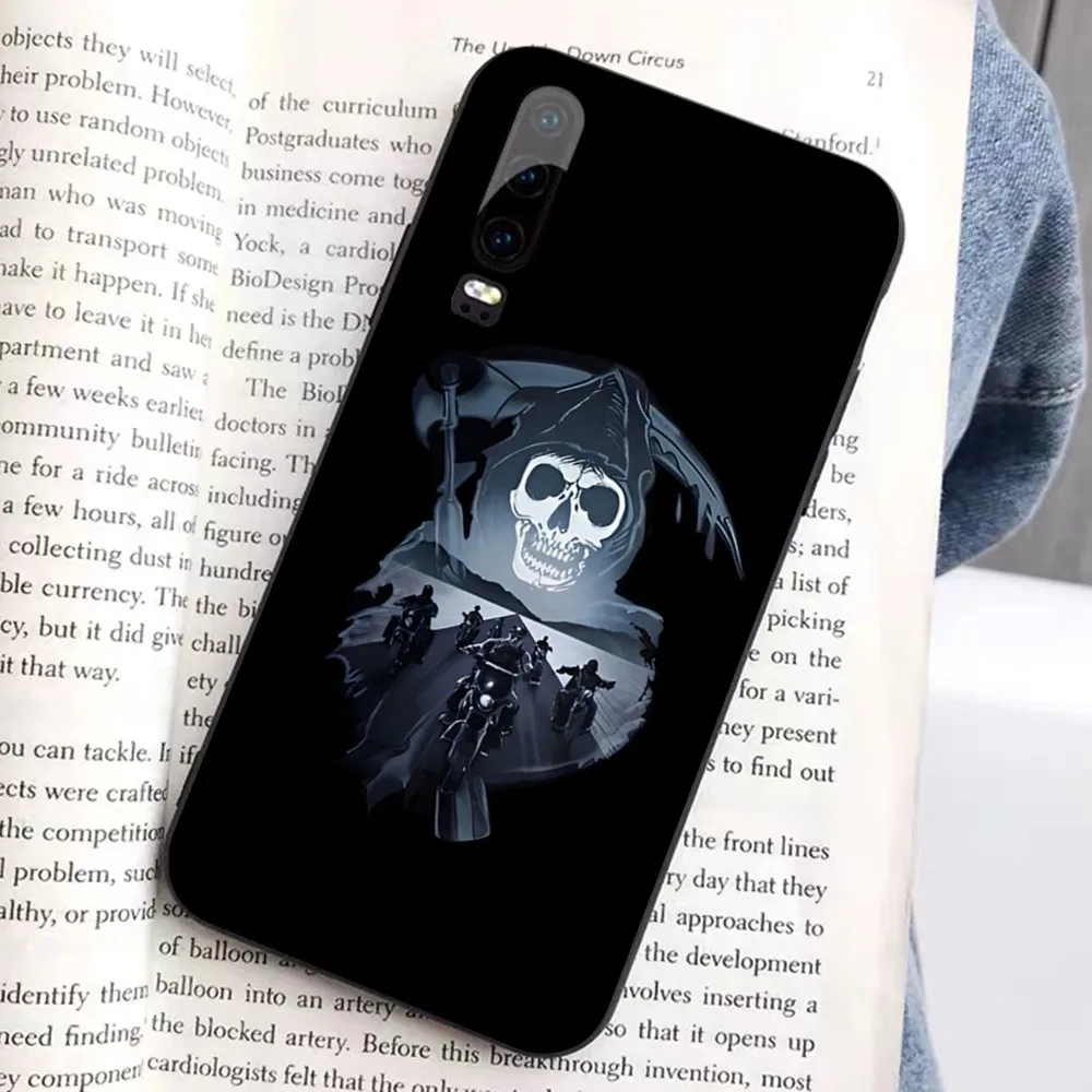 American TV Sons of Anarchy Phone Case For Huawei Honor 10 lite 9 20 7A 9X 30 50 60 70 pro plus Soft Silicone Cover