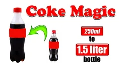 COKE MAGIC Small Coke To Big Stage Magic Tricks Awesome Bag Trickily Gimmick Illusions Party Show Magician Funny Toy