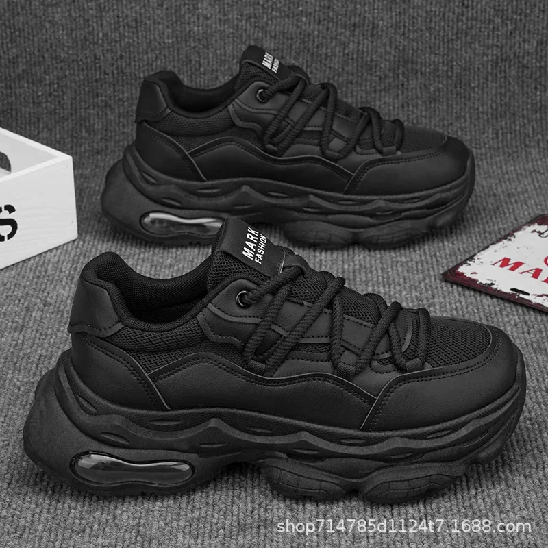 

Thick-soled sneakers designer style comfortable men's thick-soled platform casual sneakers