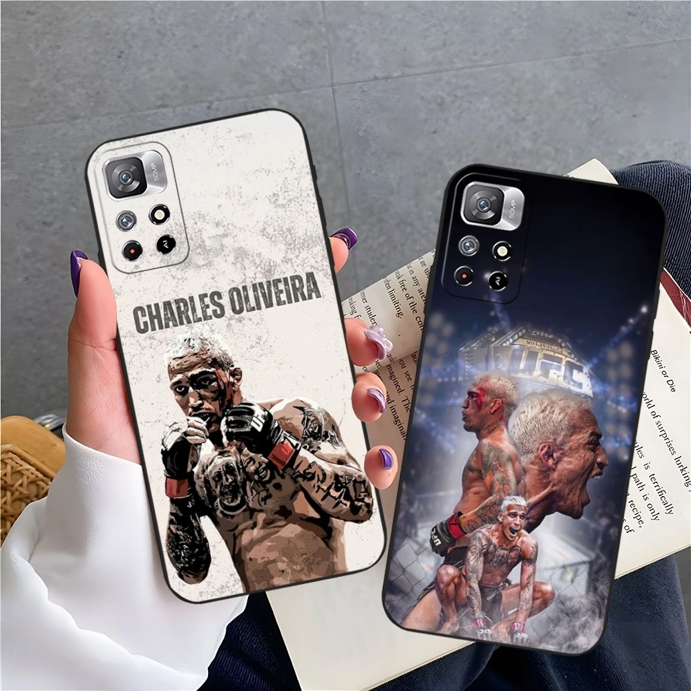 Чехол для телефона U-ufc Charles Oliveira для Xiaomi POCO M7 M6 M5 M4 F7 F6 F5 X7 X6 X5 C71 C75 C61 C65 Pro Cover