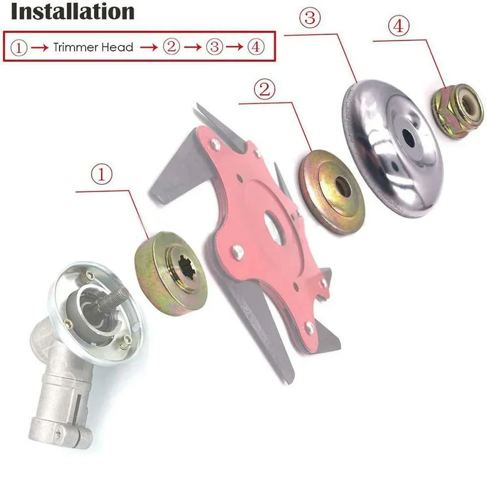 Adapter Part Kit Trimmer Head Lawn Mower Brade Brush Cutter Thrust Plate Guard Washer Rider Plate For STIHL FS120 FS130 FS130R