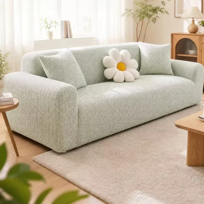 Chenille Sofa Slipcover Full Wrap Universal Sofa Cover Cat Scratch Resistant For Straight Sofa Living Room Furniture Protector