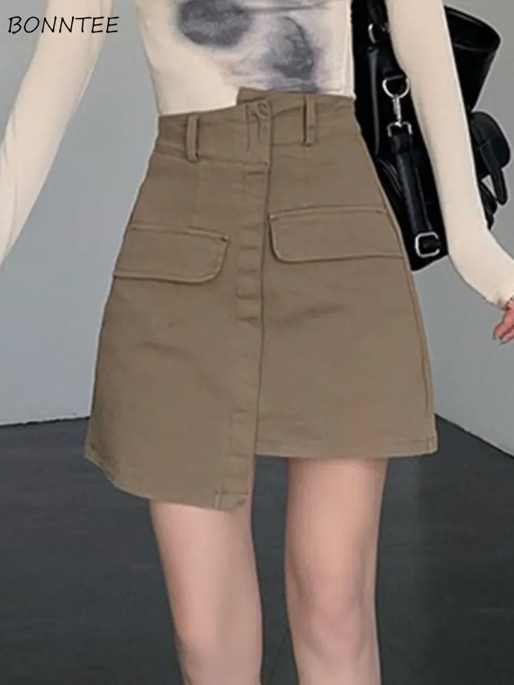 Saias femininas assimétricas especiais sedutoras aconchegantes estilo coreano verão diário legal casual na moda personalidade simples all-match novo