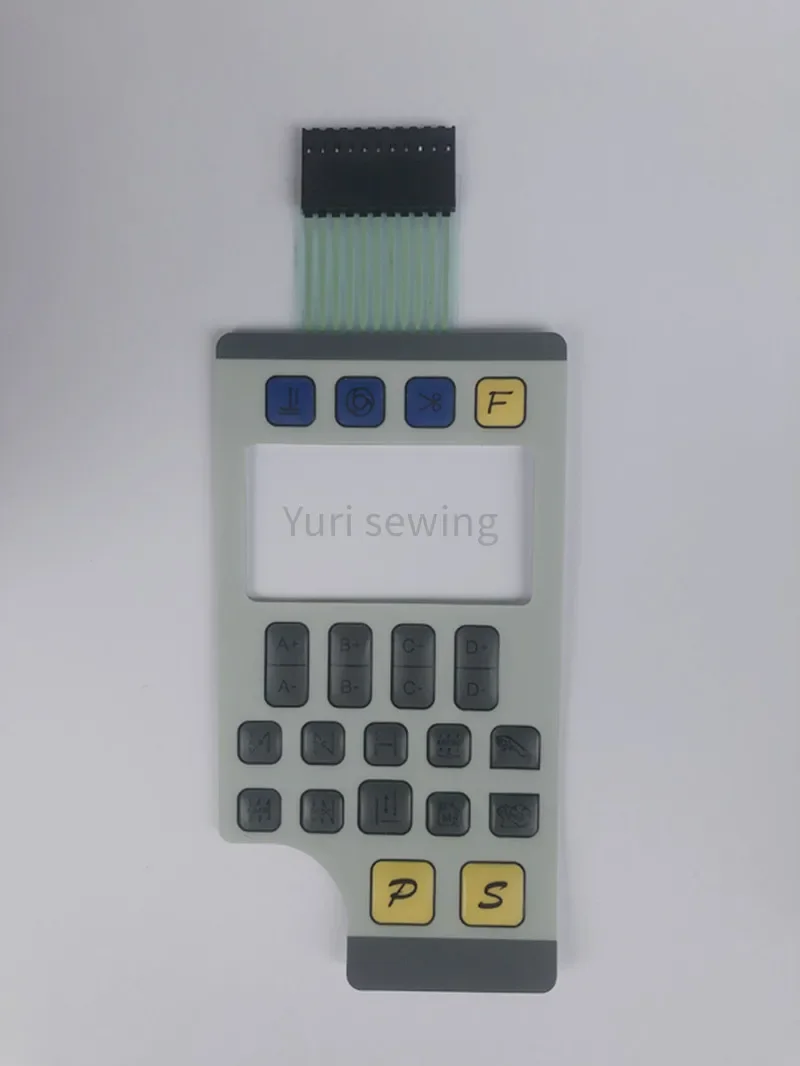 Caja de control GEMSY, panel de operación, tablero de hoja, teclado, membrana, papel adhesivo, piezas de máquina de coser industrial