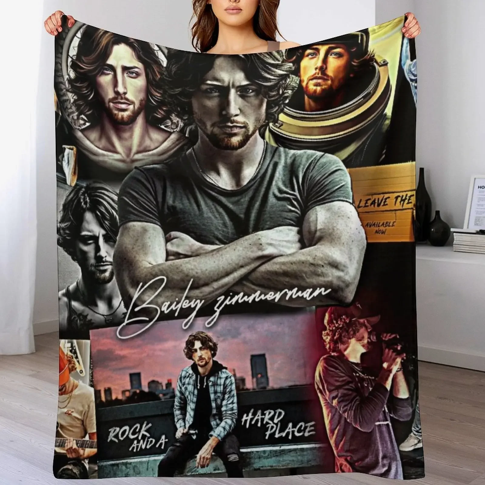 

bailey zimmerman Throw Blanket Retros Cute Large Luxury Thicken Blankets