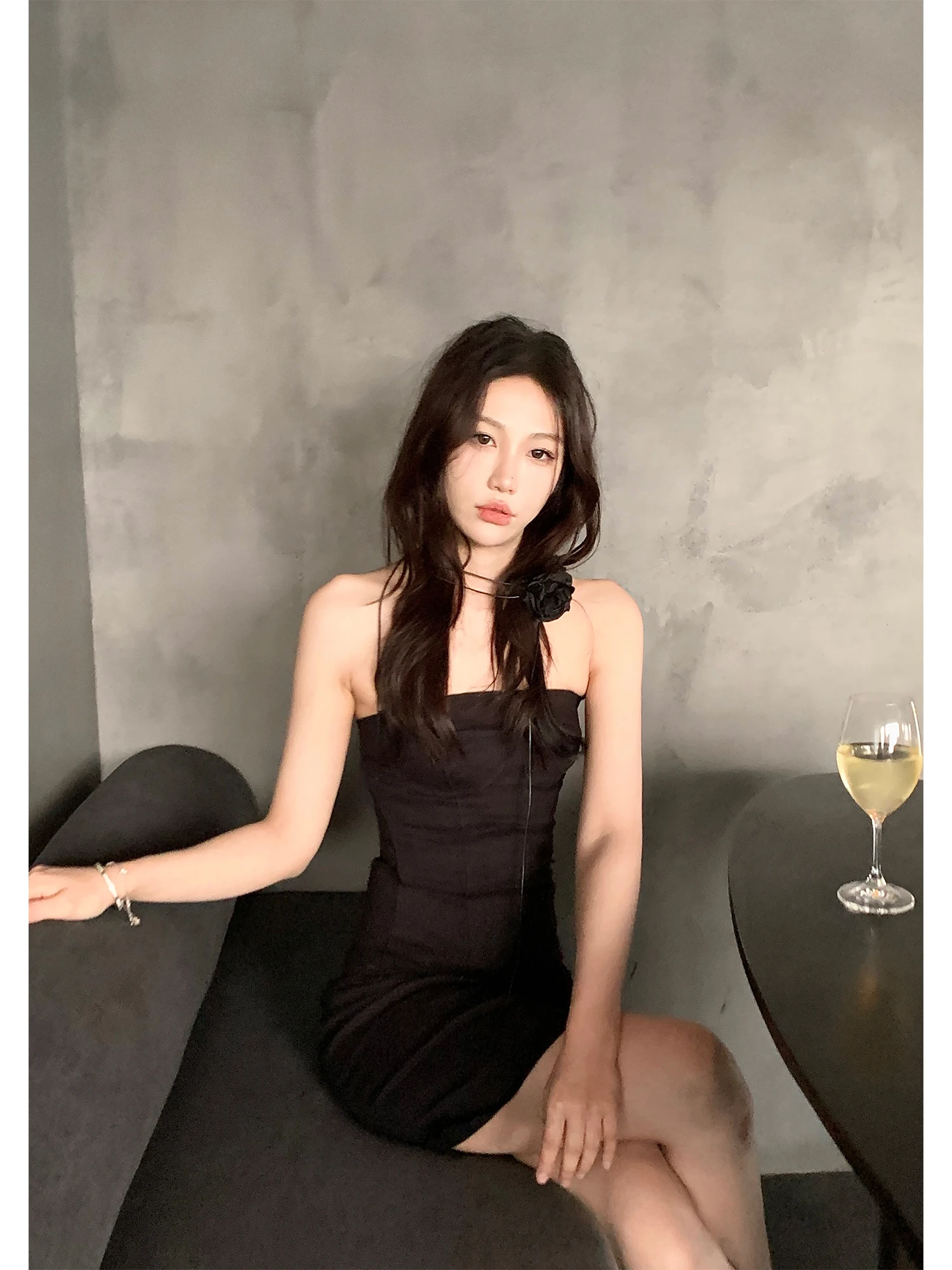 

Amor Rose Unprincipled Fibone Support Slimming Line Stuning Strapl Dr High Waist Svel Long Gown