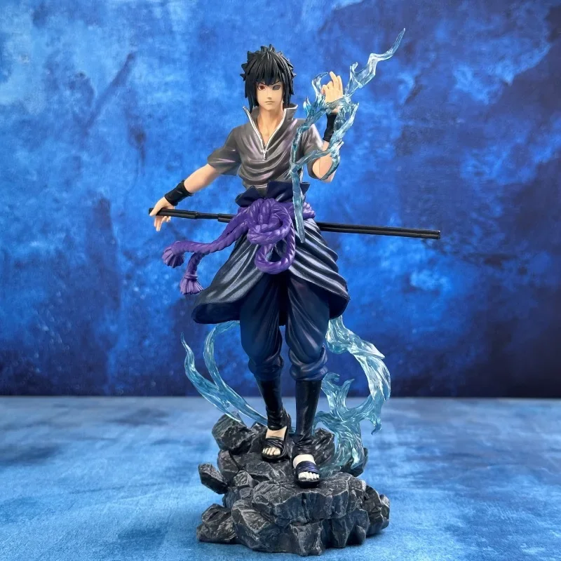 Heißer Naruto Anime-Figur Uzumaki Naruto Uchiha Sasuke Action-Modell PVC-Statue Desktop-Ornament Sammlerstück Spielzeug Geschenk Schnelle Lieferung – Detail 2